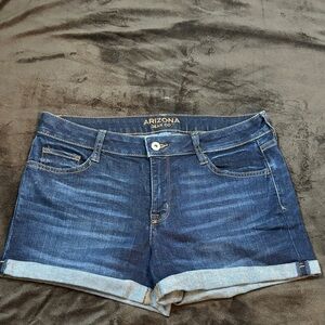 Arizona Jean Co Dark Blue Denim Shorts